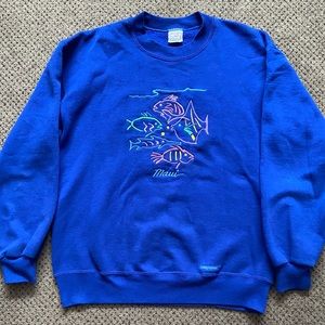 Maui Blue Crewneck
